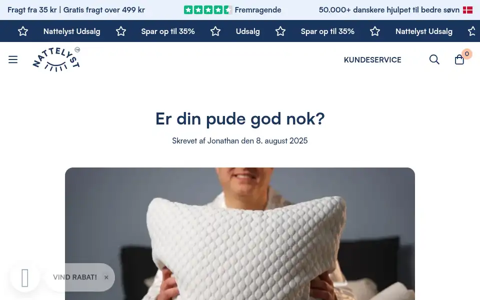 Screenshot of nattelyst.dk
