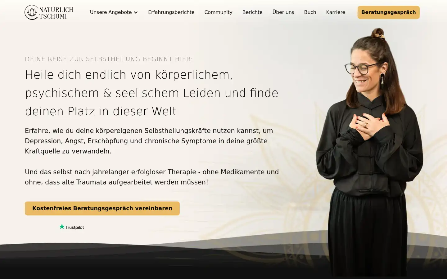 Screenshot of natuerlichtschumi.com