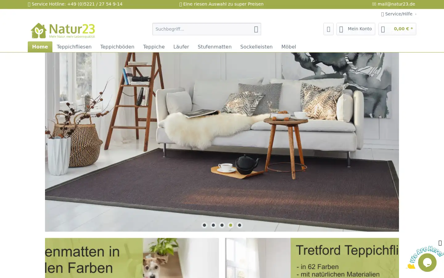 Screenshot of natur23.de