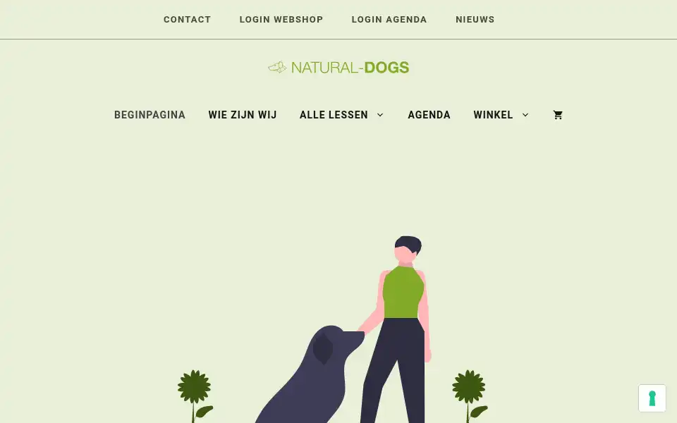 Screenshot of natural-dogs.nl