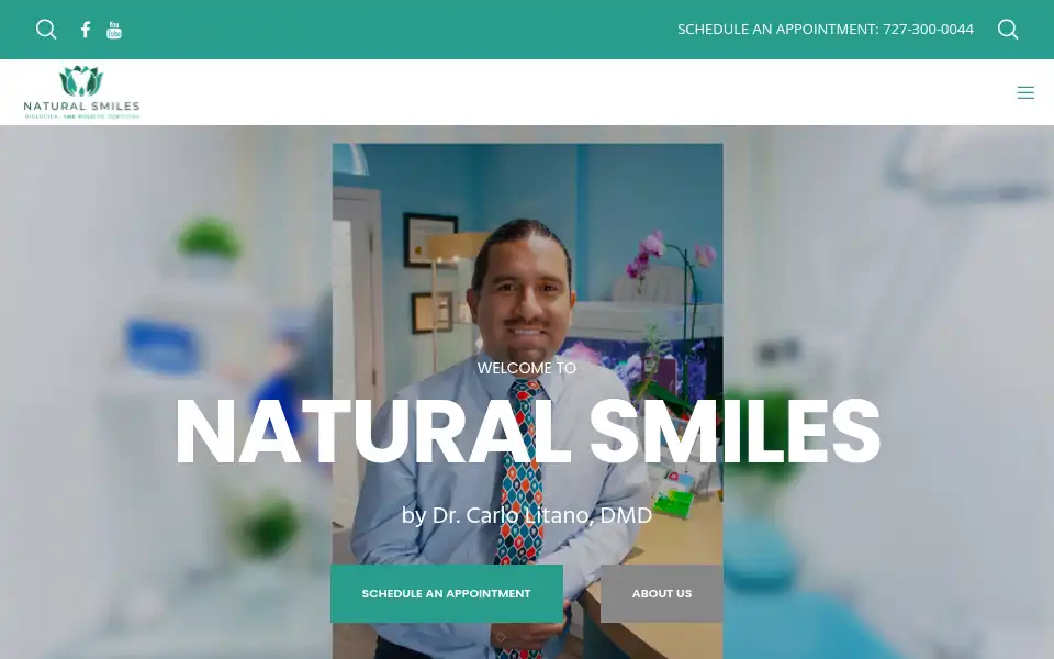 Screenshot of natural-smiles.com