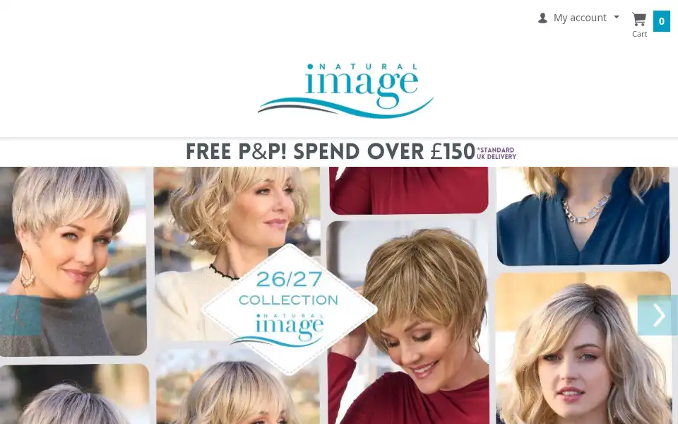 Screenshot of naturalimagewigs.co.uk
