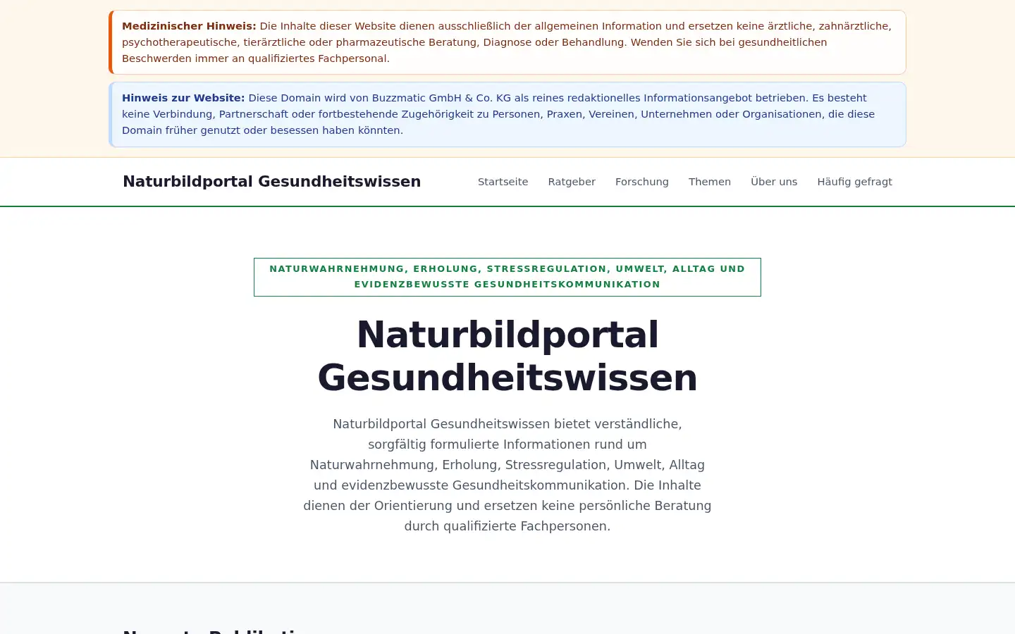 Screenshot of naturbildportal.de