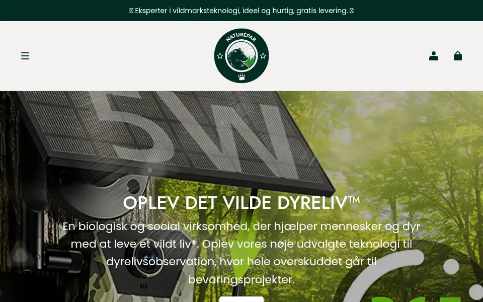 Screenshot of naturepar.net