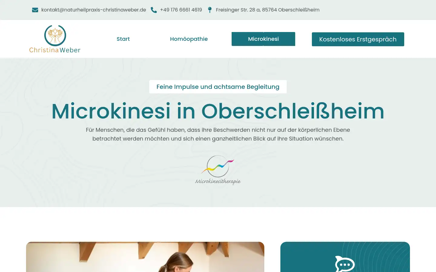 Screenshot of naturheilpraxis-christinaweber.de