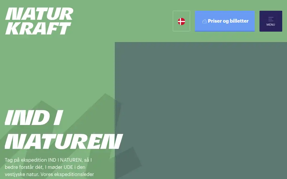 Screenshot of naturkraft.dk