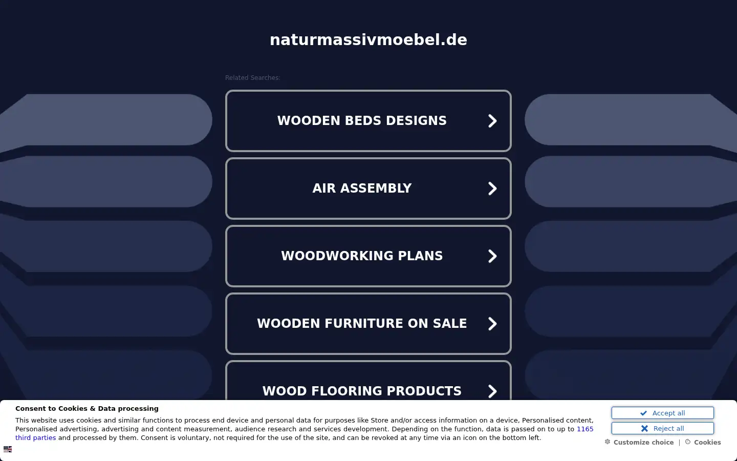 Screenshot of naturmassivmoebel.de
