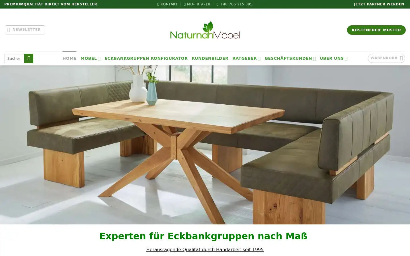 Screenshot of naturnah-moebel.de