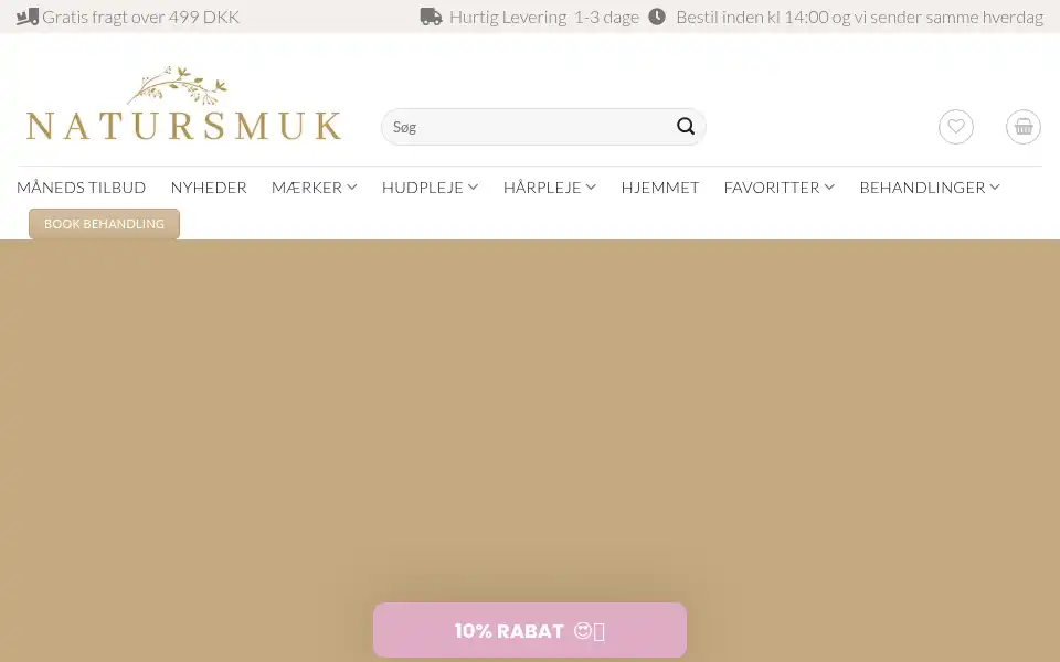 Screenshot of natursmuk.dk