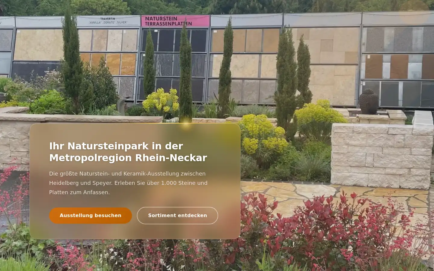Screenshot of naturstein-direkt-mannheim.de