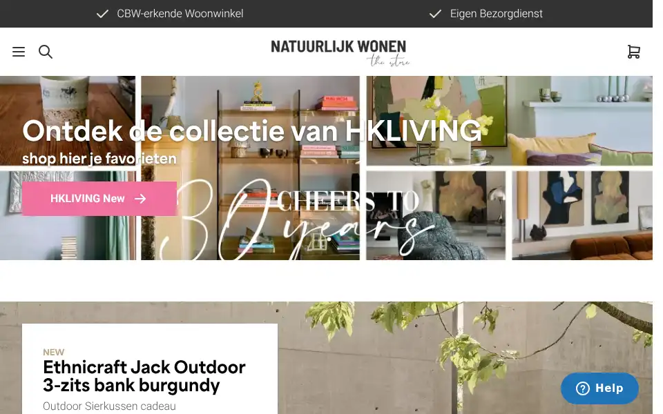 Screenshot of natuurlijkwonen.nl