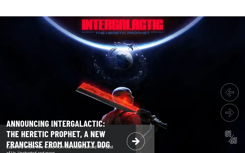 Screenshot of naughtydog.com