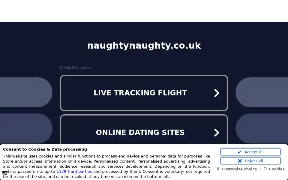 Screenshot of naughtynaughty.co.uk