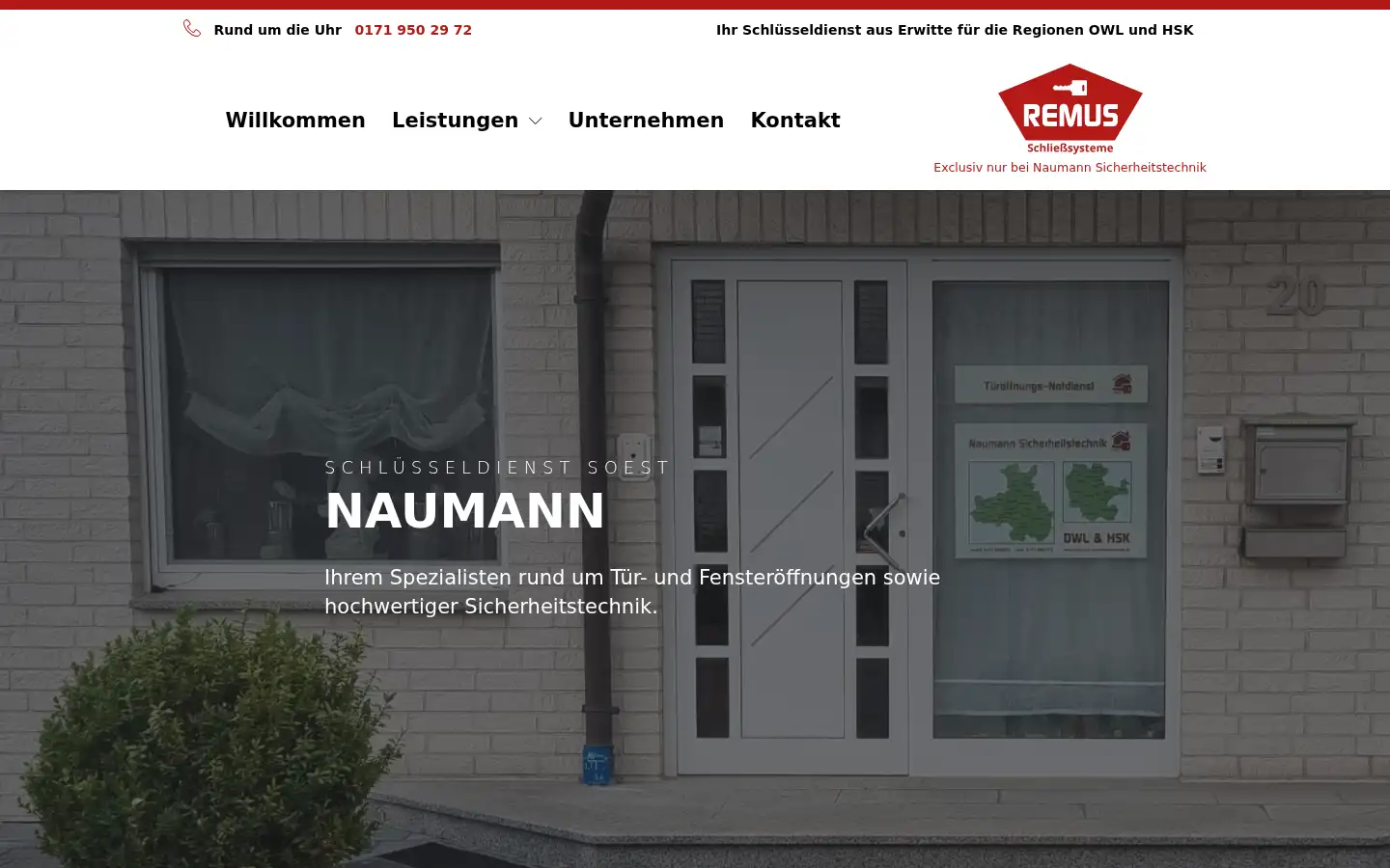 Screenshot of naumann-sicherheitstechnik.de