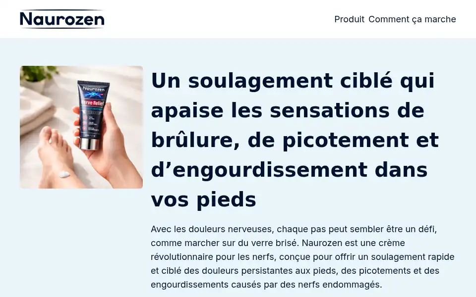 Screenshot of naurozen.com
