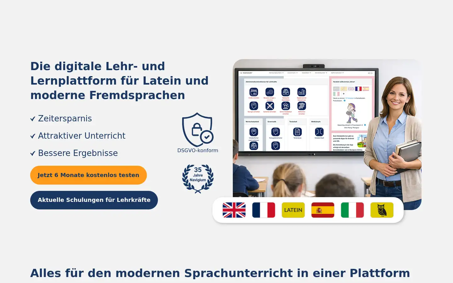 Screenshot of navigium.de