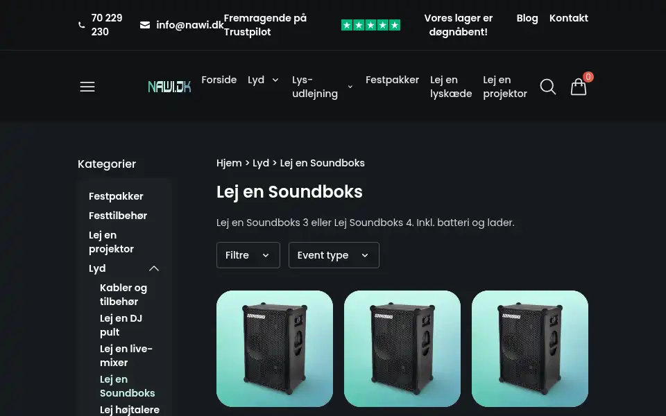 Screenshot of nawi.dk