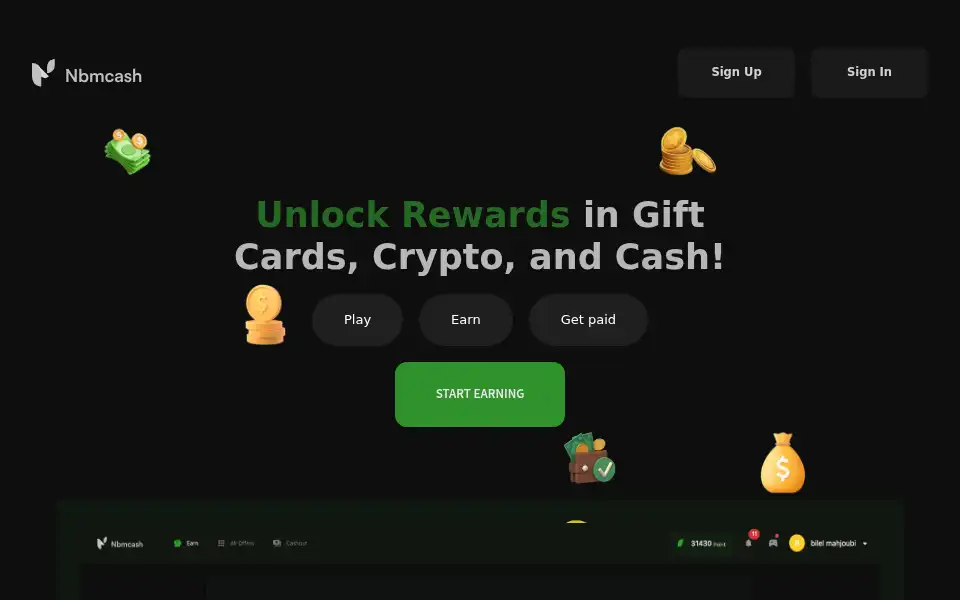 Screenshot of nbmcash.com