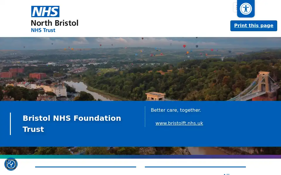 Screenshot of nbt.nhs.uk