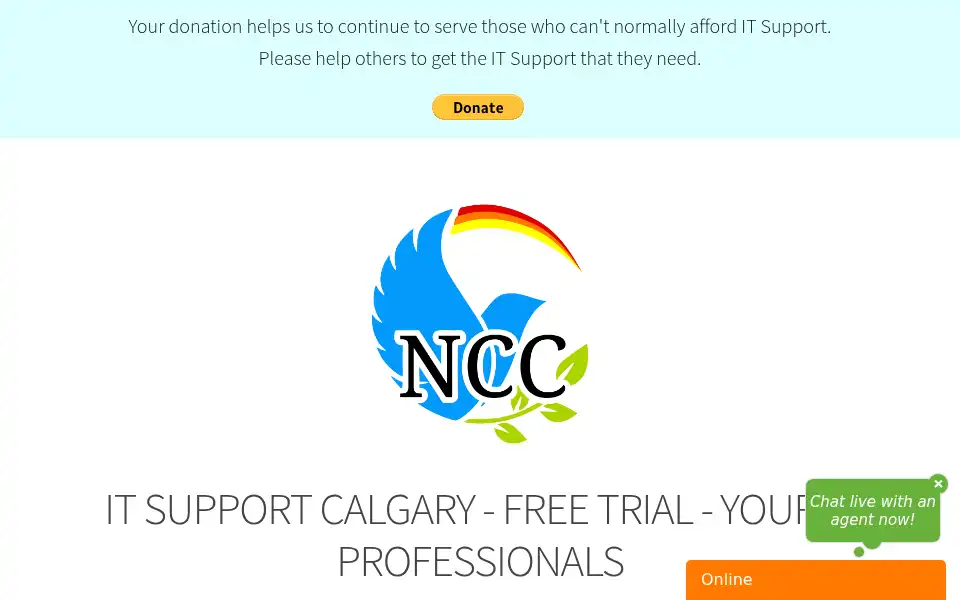 Screenshot of nccomputing.ca