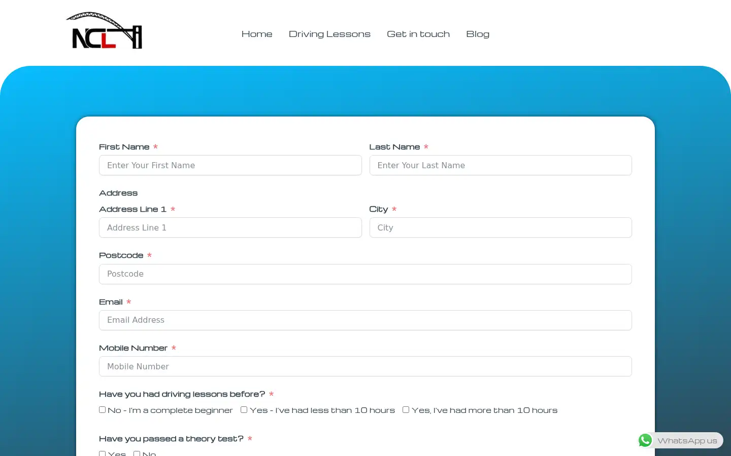 Screenshot of nclautomatic.co.uk