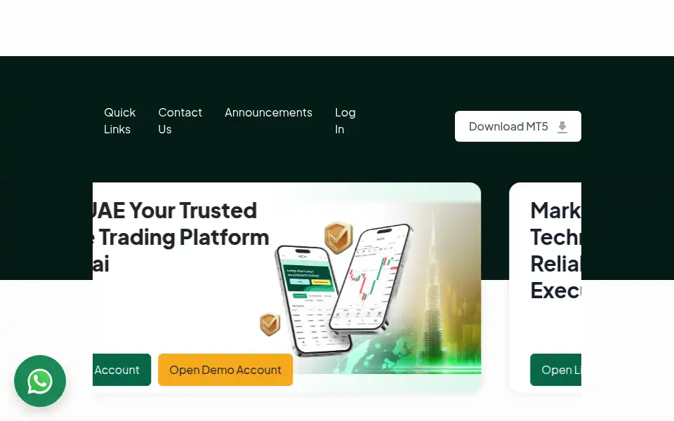 Screenshot of ncmfinancials.com