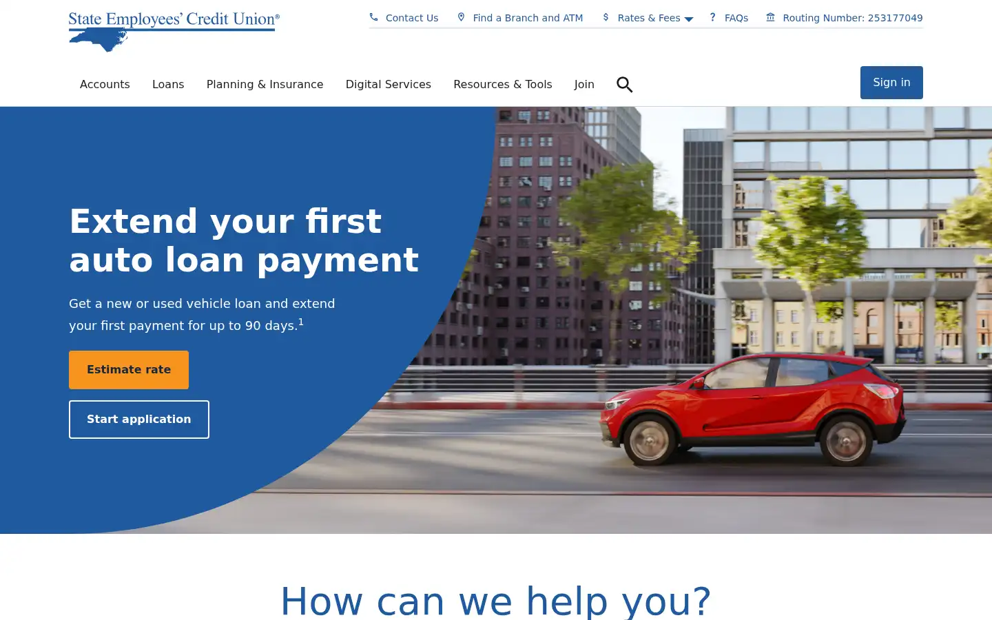 Screenshot of ncsecu.org