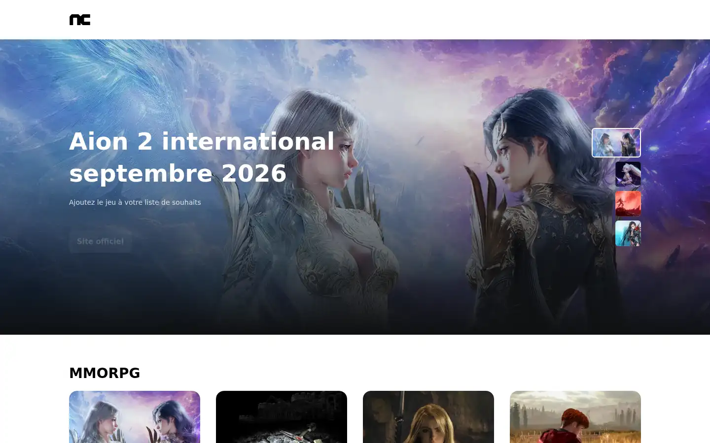 Screenshot of ncsoft.com