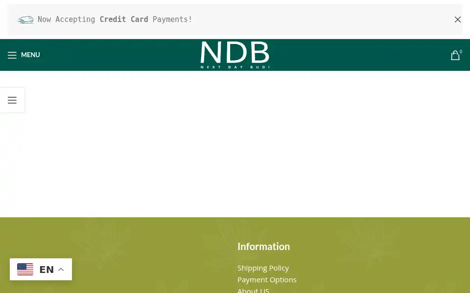 Screenshot of ndbud.com