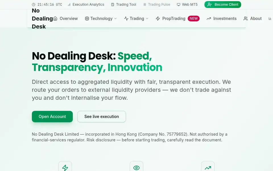Screenshot of ndd.broker