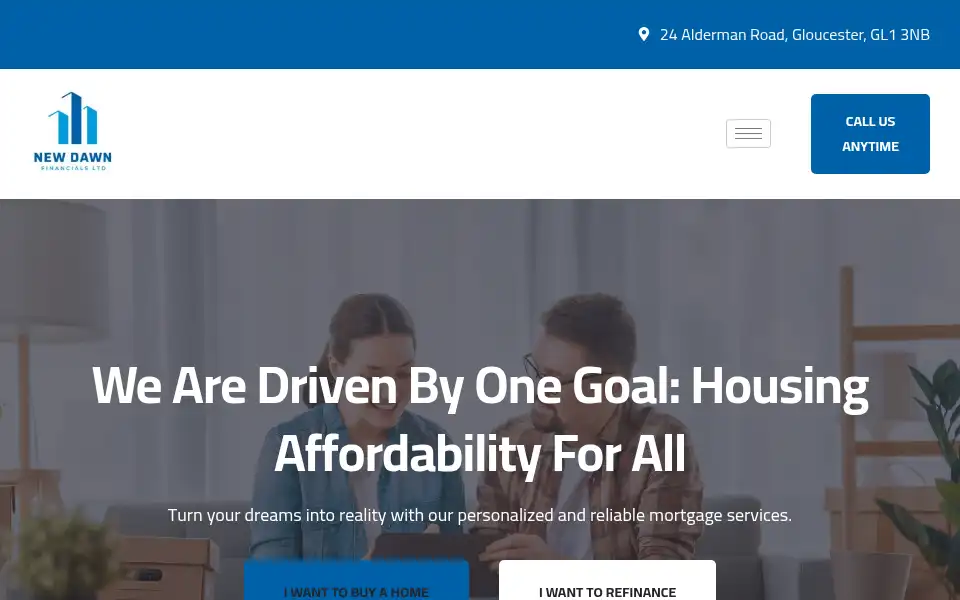 Screenshot of ndfl.co.uk