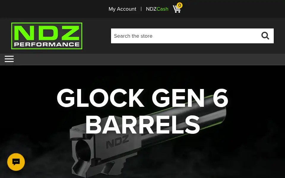 Screenshot of ndzperformance.com