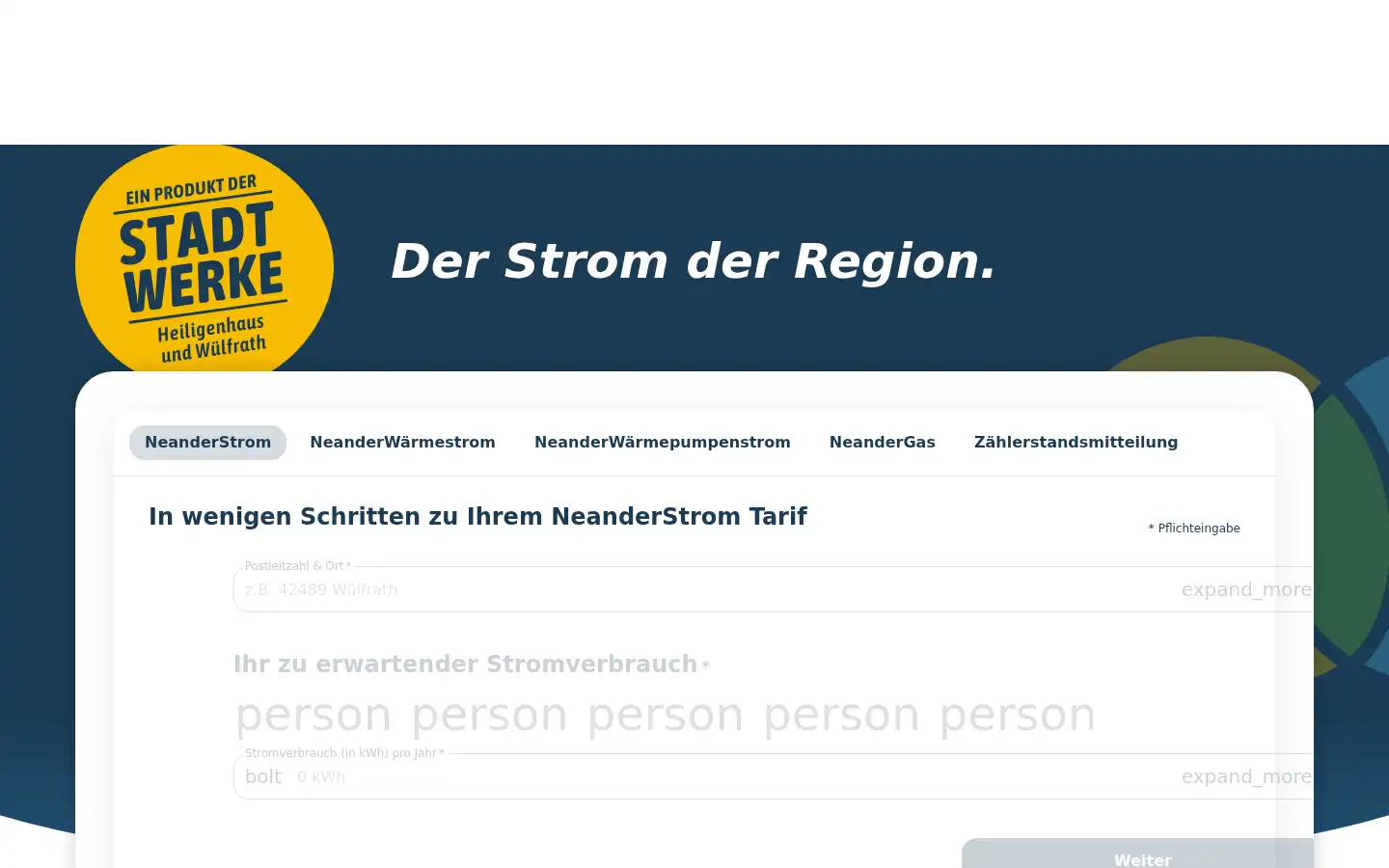 Screenshot of neander-energie.de