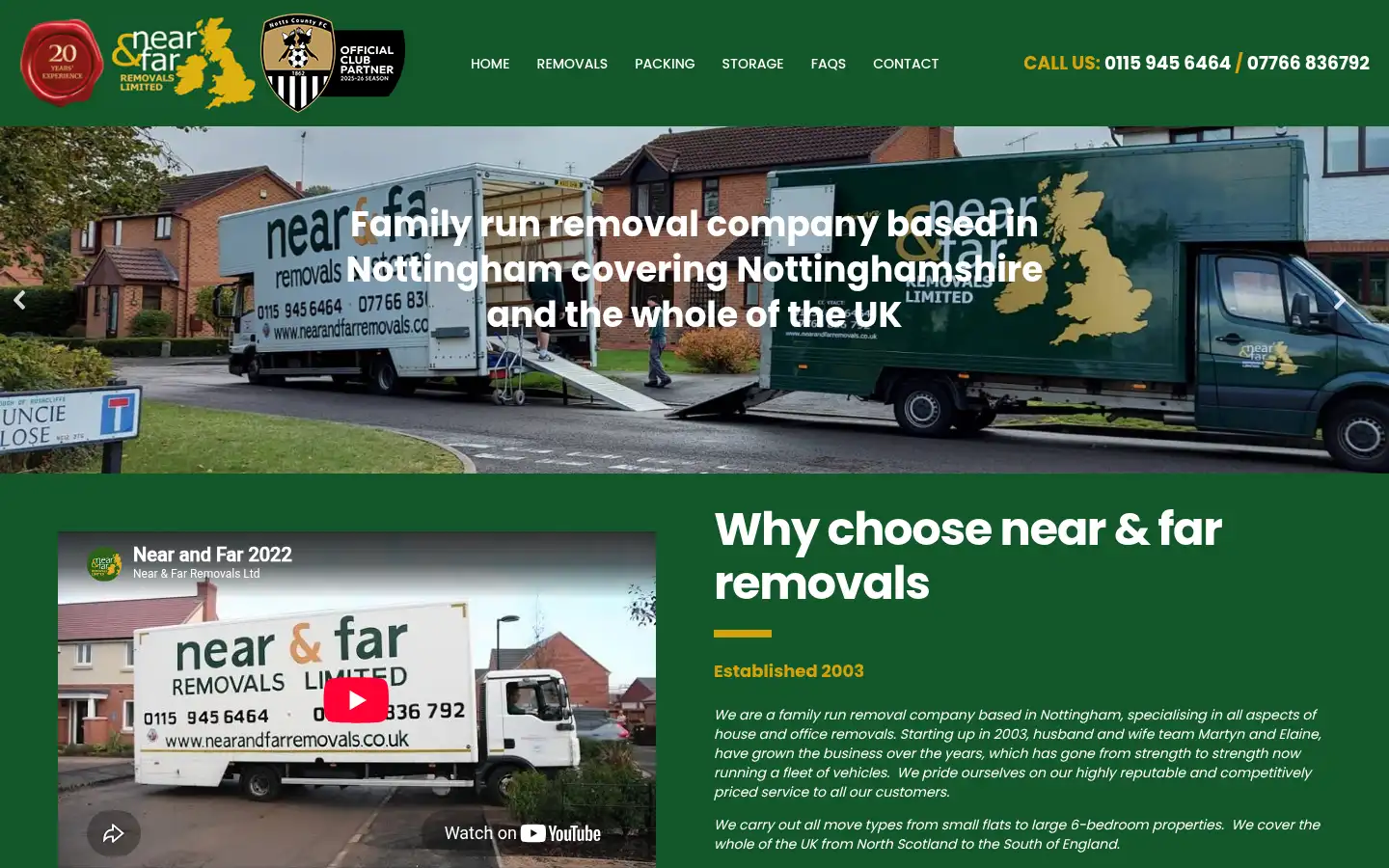 Screenshot of nearandfarremovals.co.uk