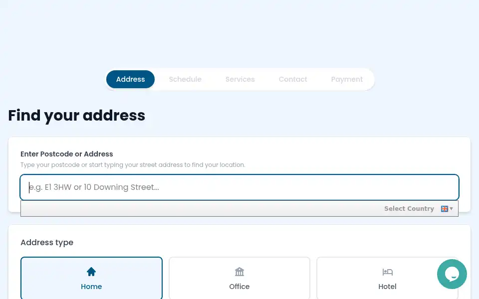 Screenshot of nearestlaundry.com