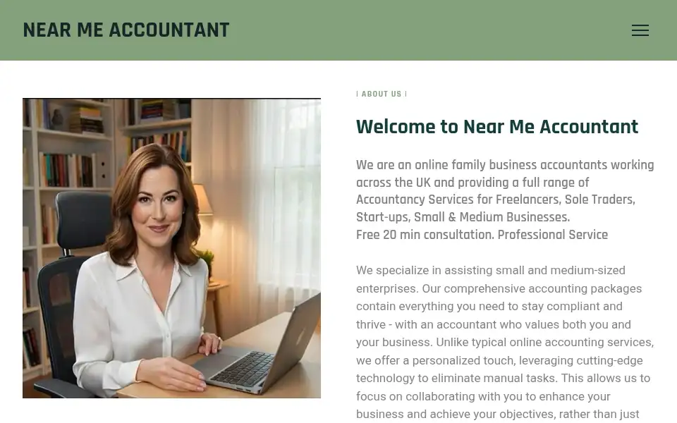 Screenshot of nearmeaccountant.co.uk