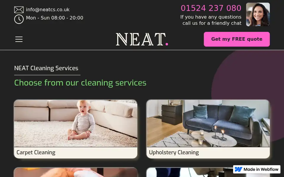 Screenshot of neatcs.co.uk