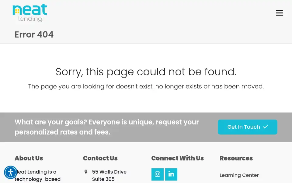 Screenshot of neatloans.com