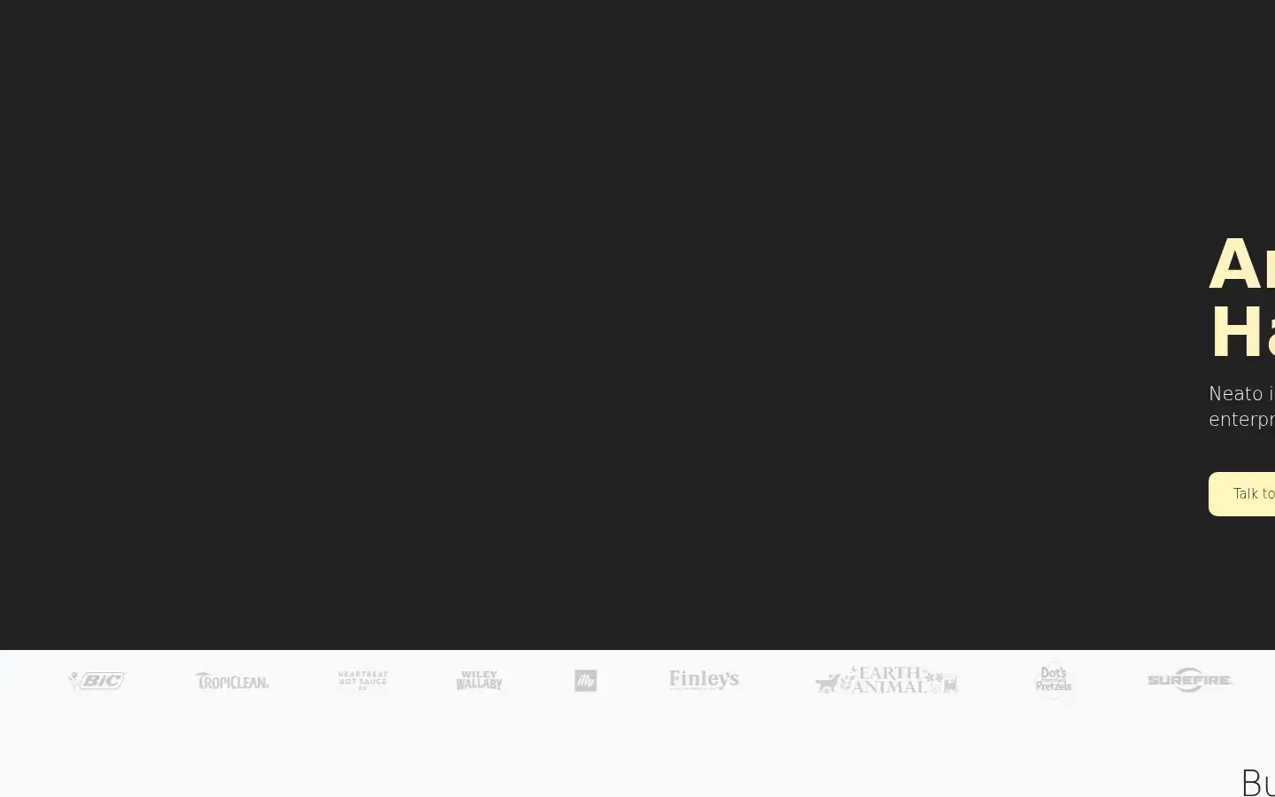 Screenshot of neato.com