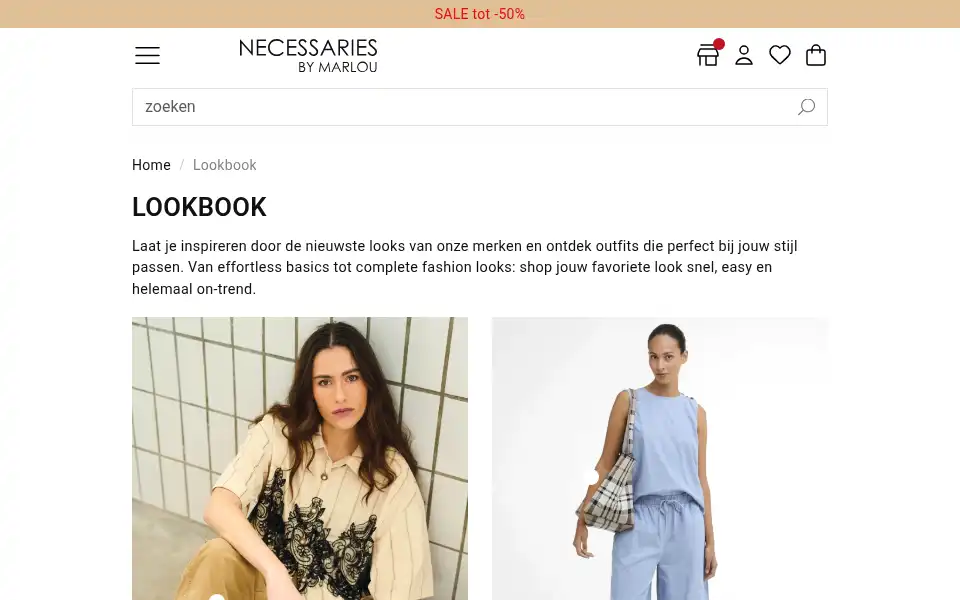 Screenshot of necessariesbymarlou.nl