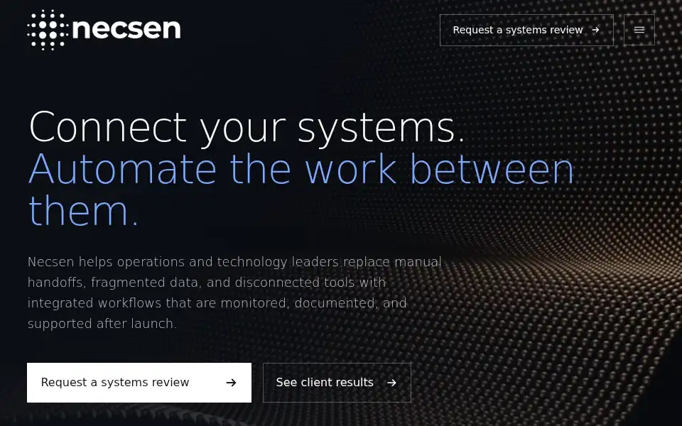 Screenshot of necsen.com