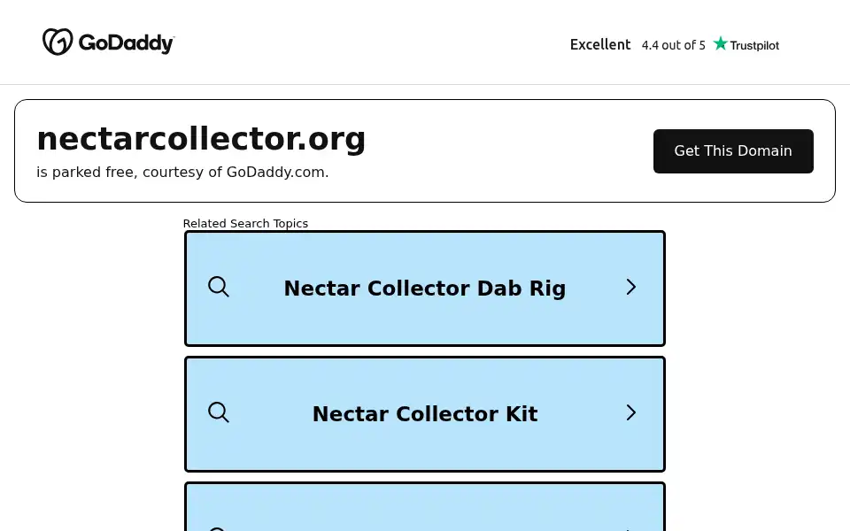 Screenshot of nectarcollector.org