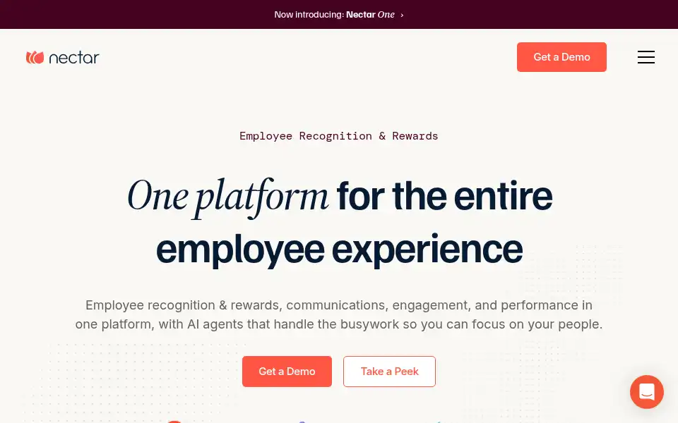 Screenshot of nectarhr.com
