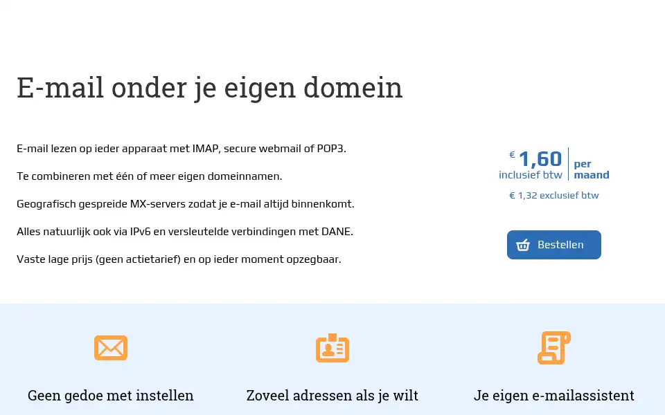 Screenshot of nederhost.nl