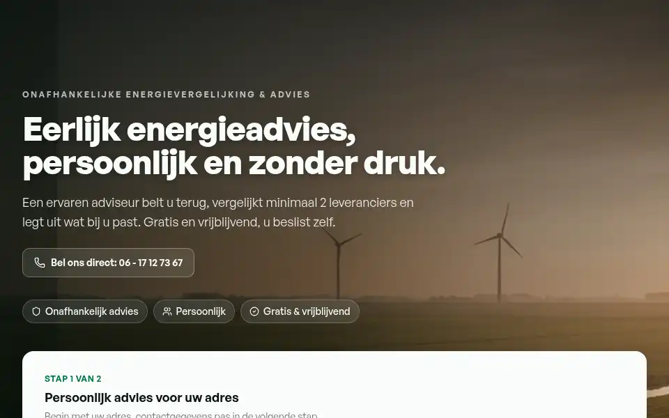 Screenshot of nederlandsgroen.nl