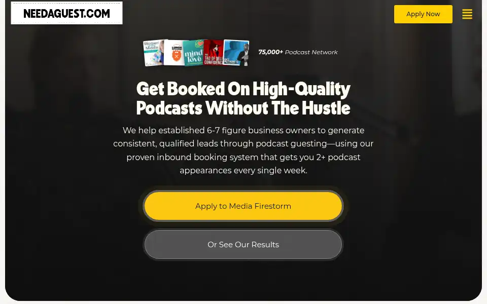 Screenshot of needaguest.com