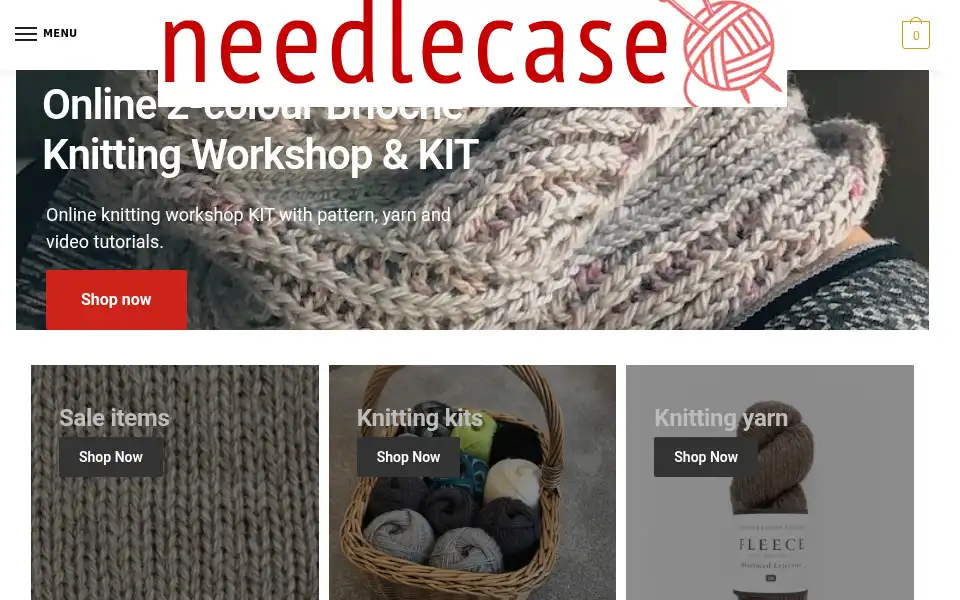 Screenshot of needlecase.co.uk