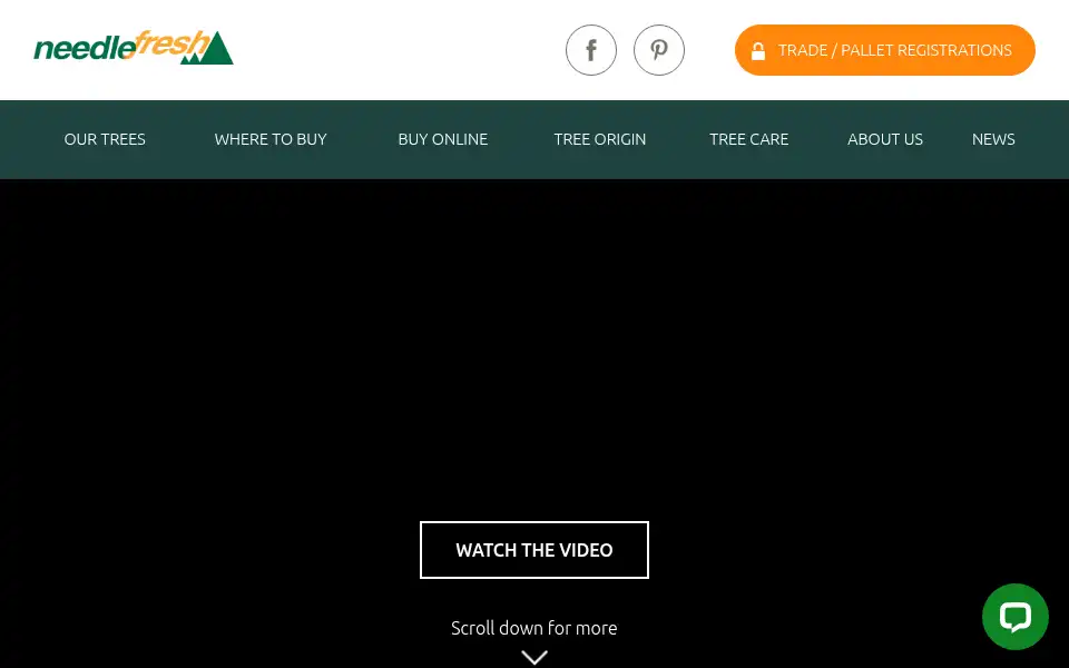 Screenshot of needlefresh.co.uk