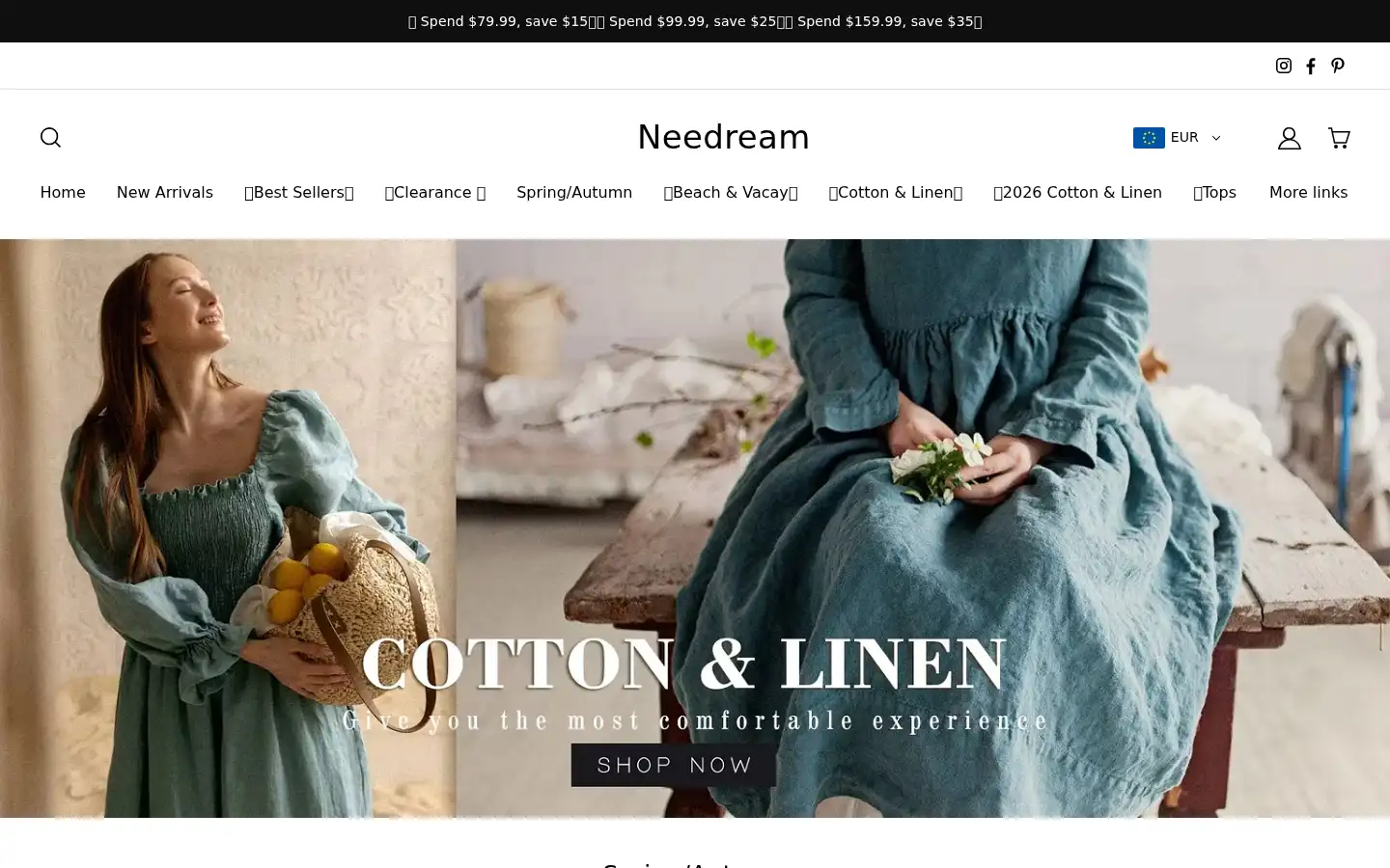 Screenshot of needream.com