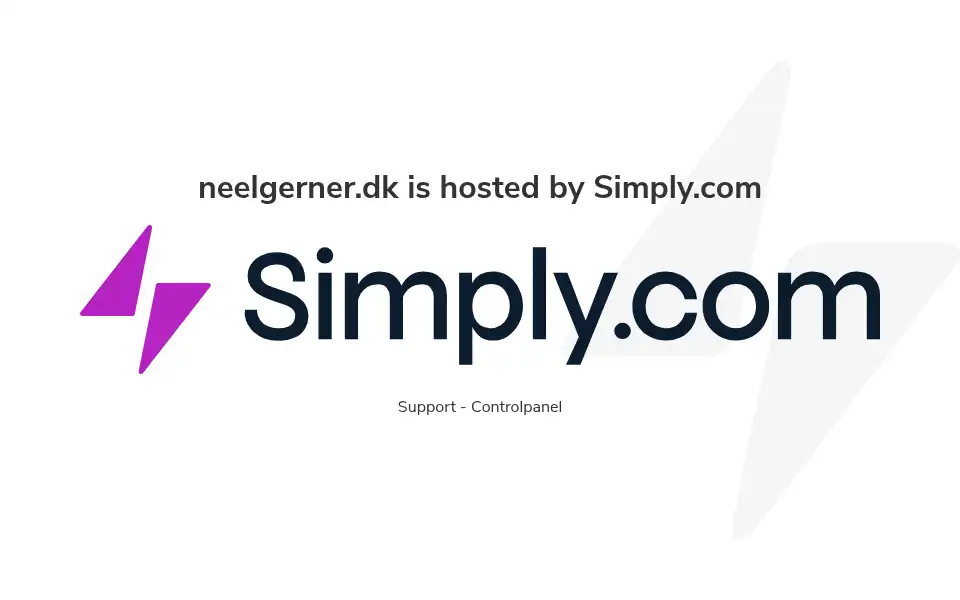 Screenshot of neelgerner.dk